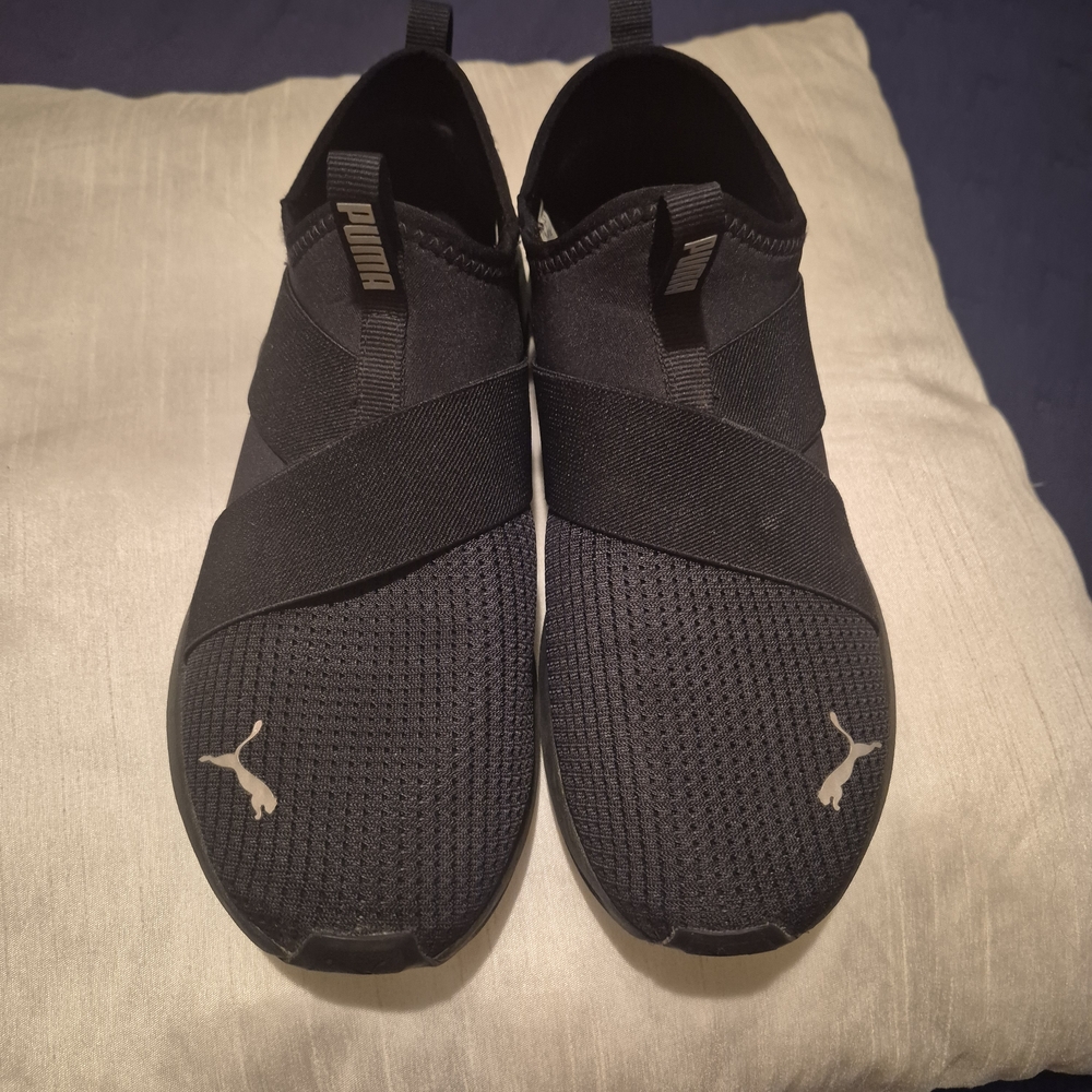 Puma Prowl Slip-On Athletic Sneakers in Black